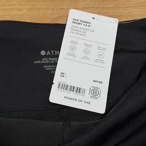 New Athleta Ace Tennis Skort 13.5" Women's Size Large NWT L Shorts Golf Running